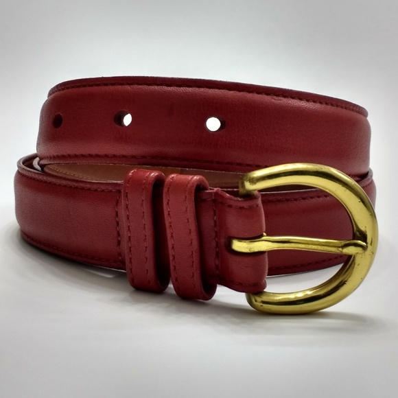 Coach Accessories - Coach Red Leather Belt, Large